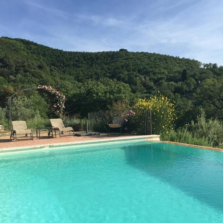 Ferienhaus für 7 Personen, mit Garten und Pool sowie Ausblick und Seeblick - 1