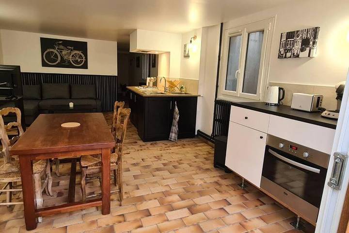 Appartement de vacances pour 4 personnes, avec Terrasse ainsi que Jardin et Vue