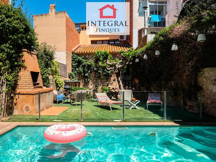 Casa rural para 8 personas, con jardín en Palamós