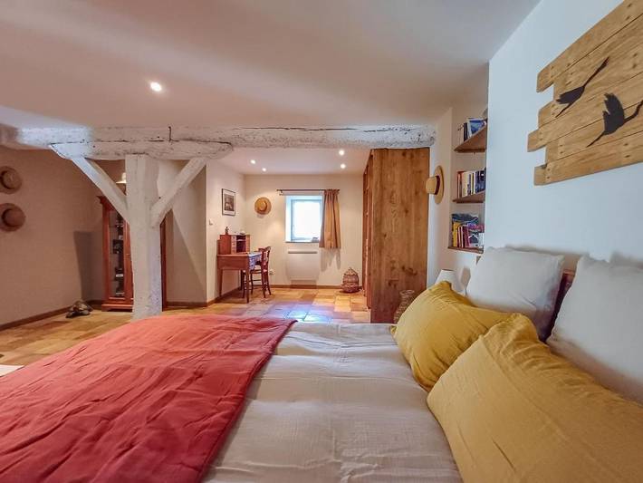 Maison d’hôte pour 2 personnes, avec vue sur le lac ainsi que vue et jardin, animaux acceptés
