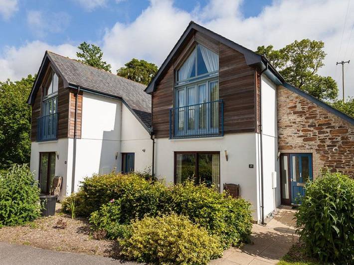 Holiday home for 4 people, with garden, with pets in Cornwall