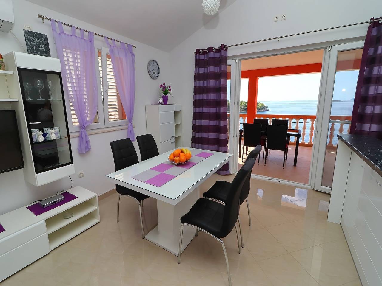 Holiday Home Adriatic View-Two Bedroom Apartment with Terrace and Sea View in Blato, Korcula