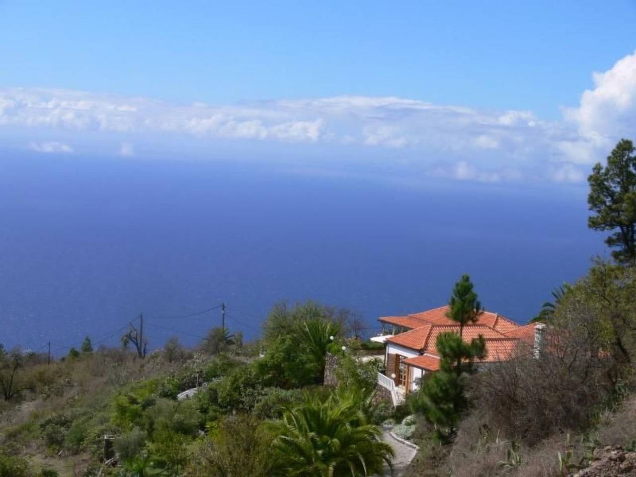Anspruchsvolle Ferienvilla mit Panoramablick in El Pinar (Tijarafe), Tijarafe