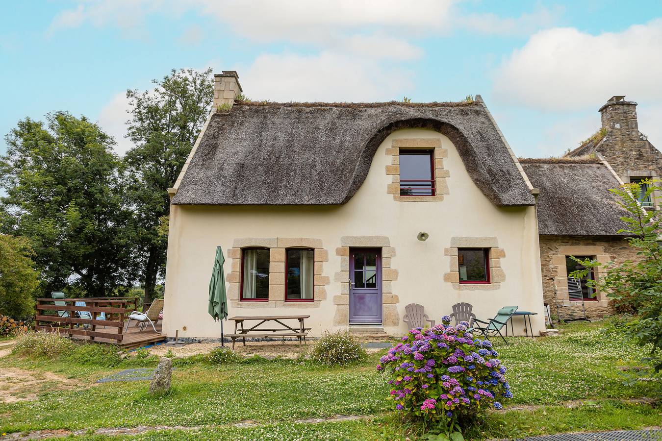 Maison "Ti Nevez" avec terrasse privée, jardin privé et Wi-Fi in Bono, Côte des Mégalithes