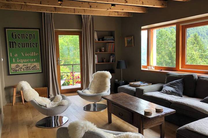 Maison pour 8 personnes, avec jardin à Vaujany
