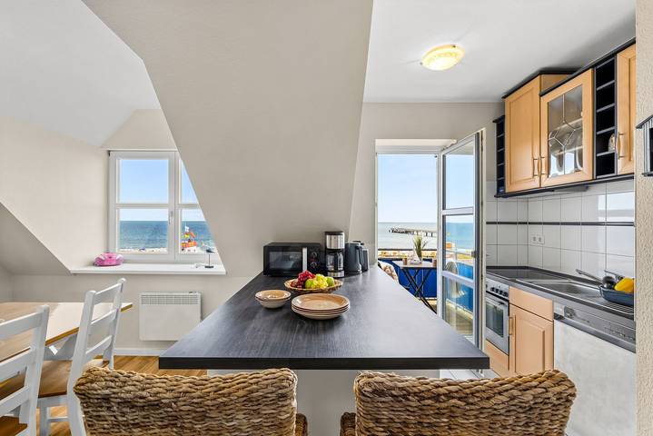 Ganze Wohnung, Ferienwohnung Fiete – Meerblick am Schönberger Strand in Schönberg, Südliche Ostseeküste