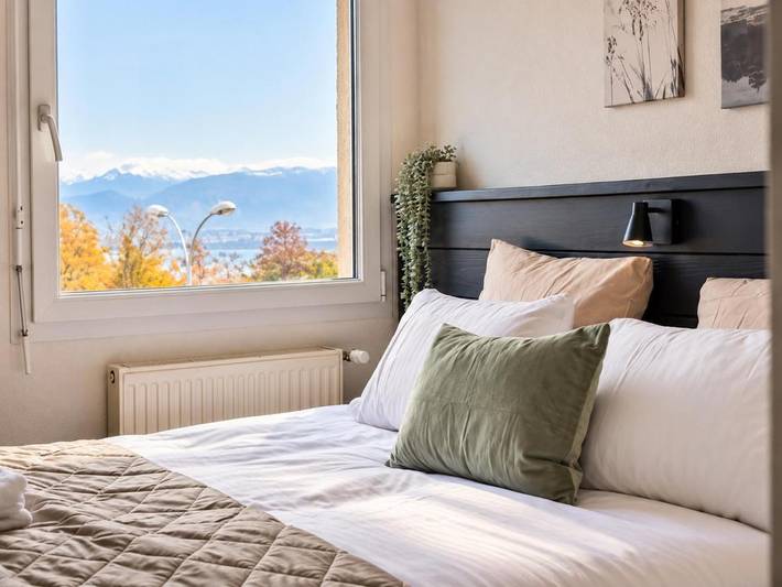 Hôtel pour 2 personnes, avec Terrasse et Vue dans Les Crozets