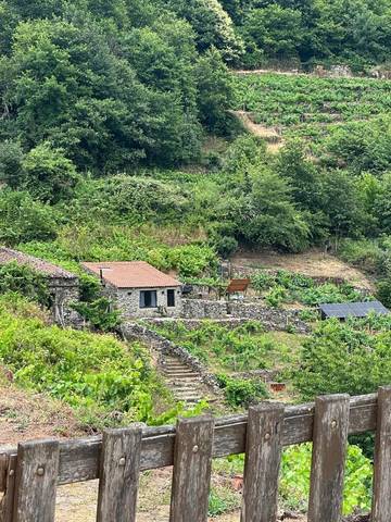 Casa rural para 2 personas, con vistas al lago además de jardín y vistas, Se admiten mascotas en Saviñao