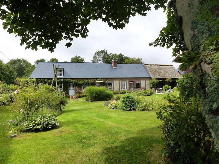 Cottage pour 4 personnes, avec jardin ainsi que terrasse et vue à Ocqueville