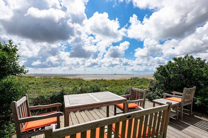 Ferienhaus mit Meerblick für 5 Personen, mit Terrasse und Garten in Wyk auf Föhr (Stadt)