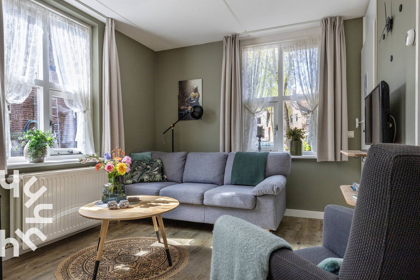 Ganze Wohnung, Authentische 2-Personen-Wohnung im niederländischen Stil mit Blick auf den Hafen in Blokzijl, Nationalpark Weerribben-Wieden