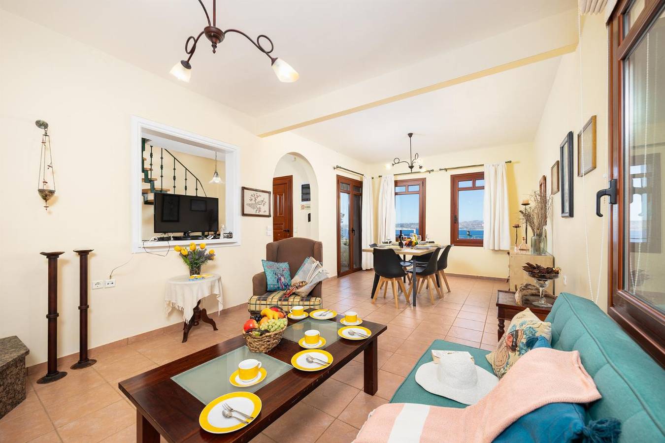 Villa für 7 Personen mit Terrasse in Vamos, Chania und Umgebung