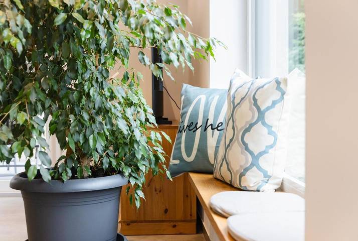 Ferienwohnung für 2 Personen, mit Terrasse und Garten sowie Ausblick in Abtsteinach