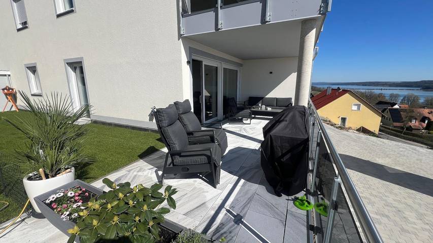 Ferienhaus für 2 Personen, mit Balkon und Balkon/Terrasse sowie Terrasse und Garten in Fränkisches Seenland - 3