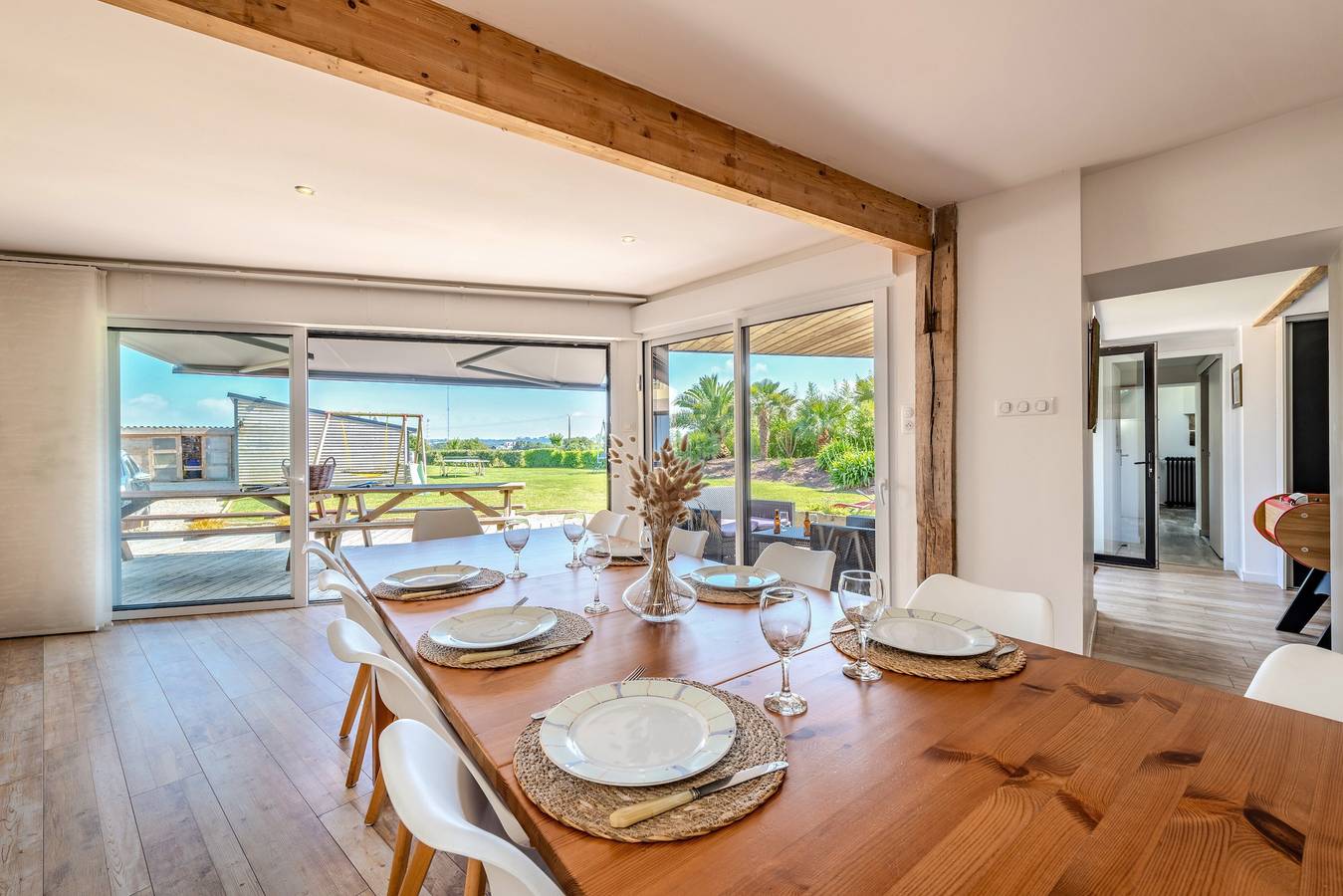 Maison de vacances « Kerlonie Votre Havre Familial » avec terrasse privée, Wi-Fi et climatisation in Kerlouan, Région de Brest