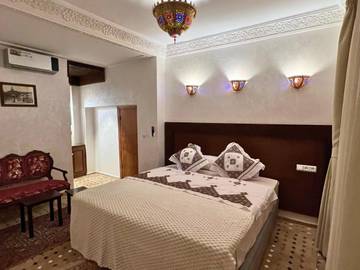 Riad pour 2 personnes, avec terrasse et vue dans Fes Al Bali