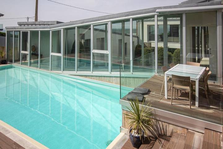 Chalet para 10 personas, con vistas además de piscina y jardín en Costa da Morte - 3