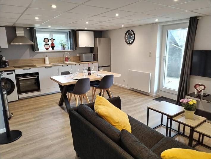 Appartement de vacances pour 4 personnes, avec jardin