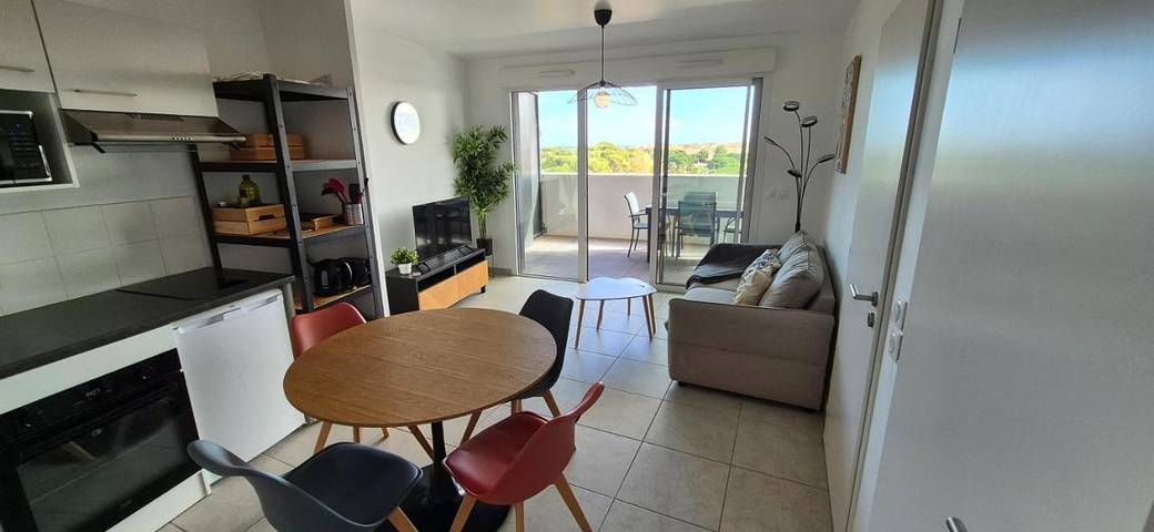 Appartement de vacances pour 4 personnes, avec terrasse et vue