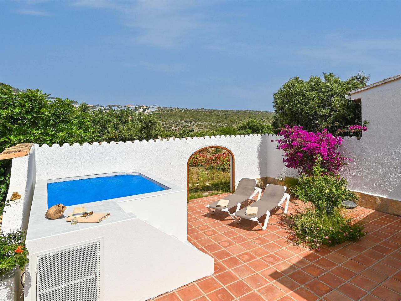 Charmante Villa mit privatem Pool, Klimaanlage und Parkplatz in Benitachell in Jávea, Costa Blanca