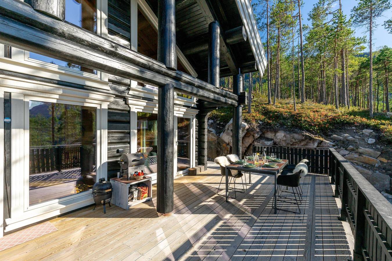 Fjord Rentals — Moose Lodge | 6p | Met Sauna & Zicht op het water in Vråvatn, Kviteseid (gemeente)