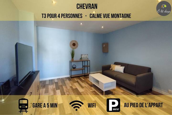 Apartamento de vacaciones para 4 personas, con balcón y vistas - 1