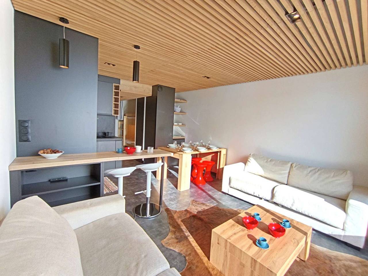 Studio entier, Studio cabine avec vue sur pistes - 6 pers. in Piau-Engaly, Aragnouet