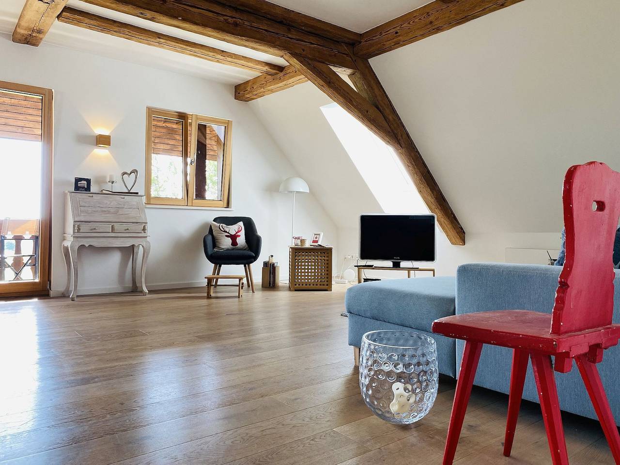 Ganze Wohnung, Ferienwohnung 'Haus Alpenblick' mit Bergblick, Gemeinschaftsterrasse und Wi-Fi in Kappel (Lenzkirch), Lenzkirch