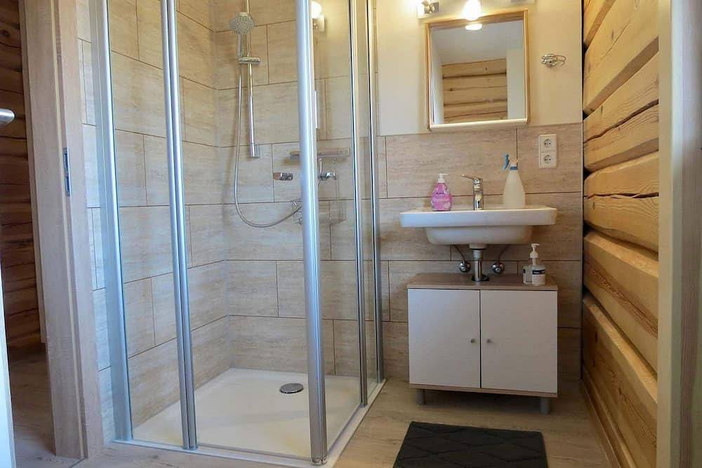 Ganze Wohnung, Ferienwohnung Fuchsbau, 60qm, 2 Schlafzimmer, max. 5 Personen in Quitzdorf am See, Oberlausitz-Niederschlesien