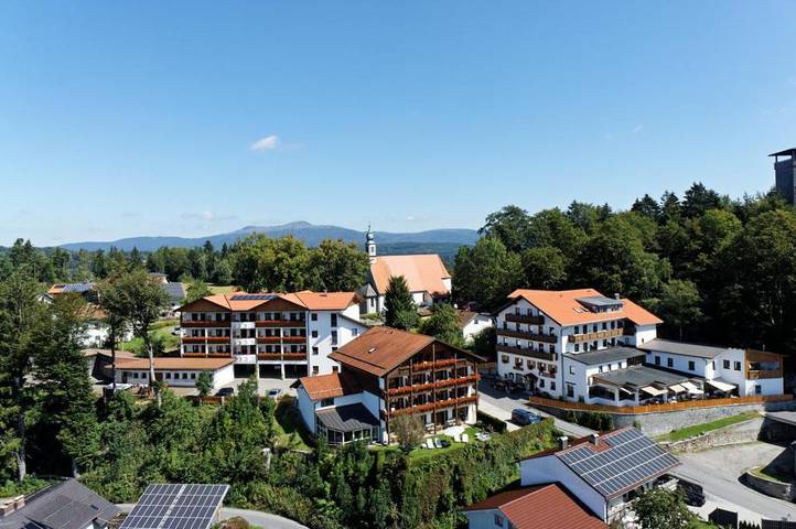 Hotel für 2 Personen, mit Balkon/Terrasse und Balkon sowie Terrasse und Garten in Spiegelau