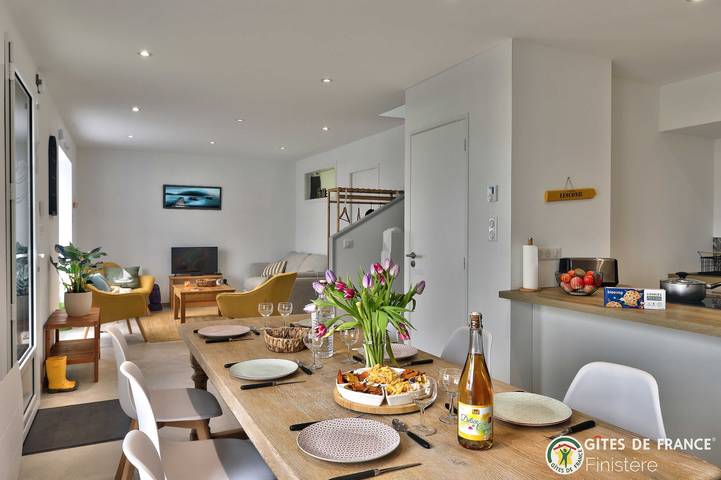 Gîte für 6 Personen, mit Terrasse