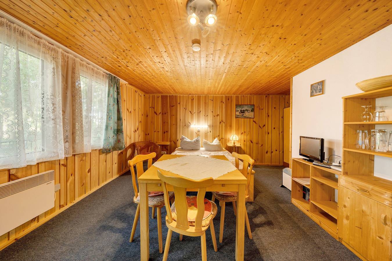 Bungalow '13 - Kimbucht' mit privater Terrasse und Gemeinschaftsgarten in Waldhufen, Oberlausitz-Niederschlesien