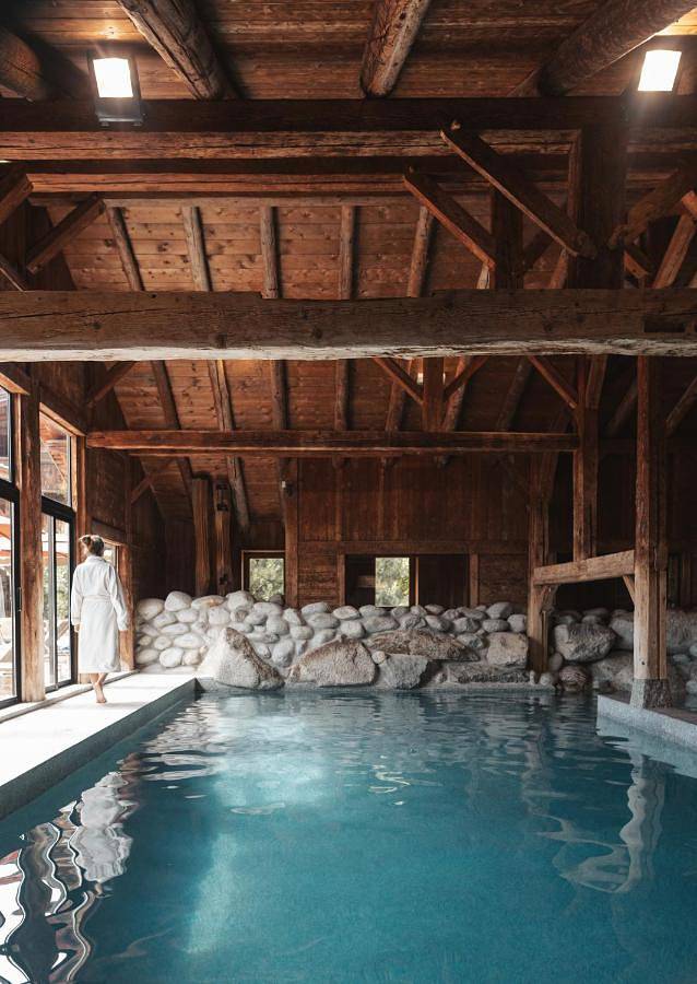 Hôtel pour 5 personnes, avec Balcon et Jacuzzi ainsi que Terrasse et Jardin