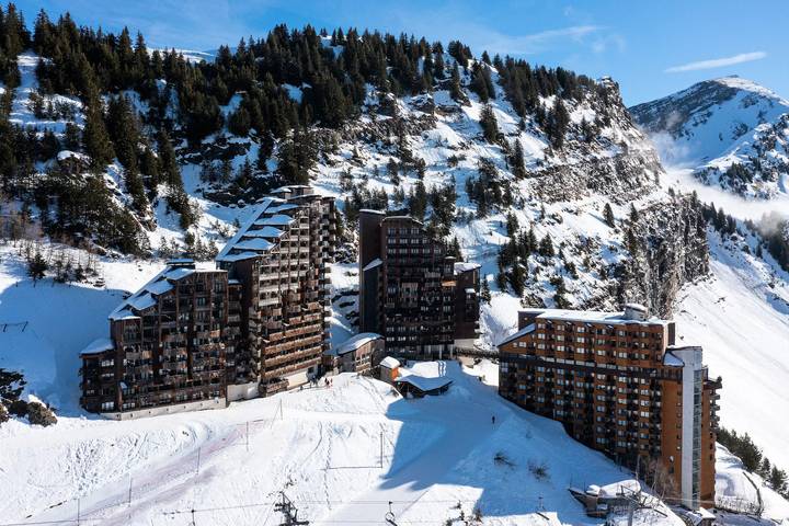 Studio pour 4 personnes, avec Balcon et Vue