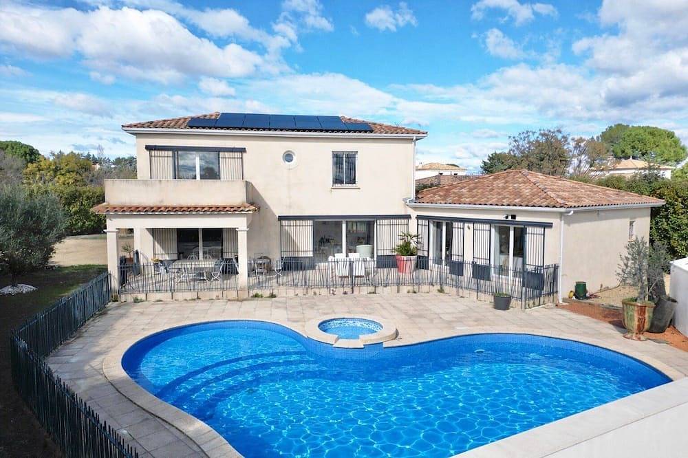Villa Calma, Confort, Piscine & Jacuzzi in Teyran, Region de Montpellier