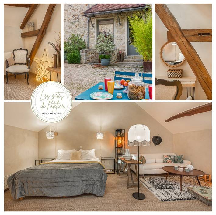 Gîte pour 4 personnes, avec terrasse à Saint-Martin-en-Bière