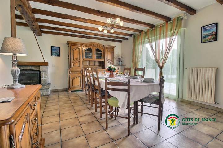 Gîte pour 10 personnes, avec jardin et terrasse à Noyal-Muzillac - 3