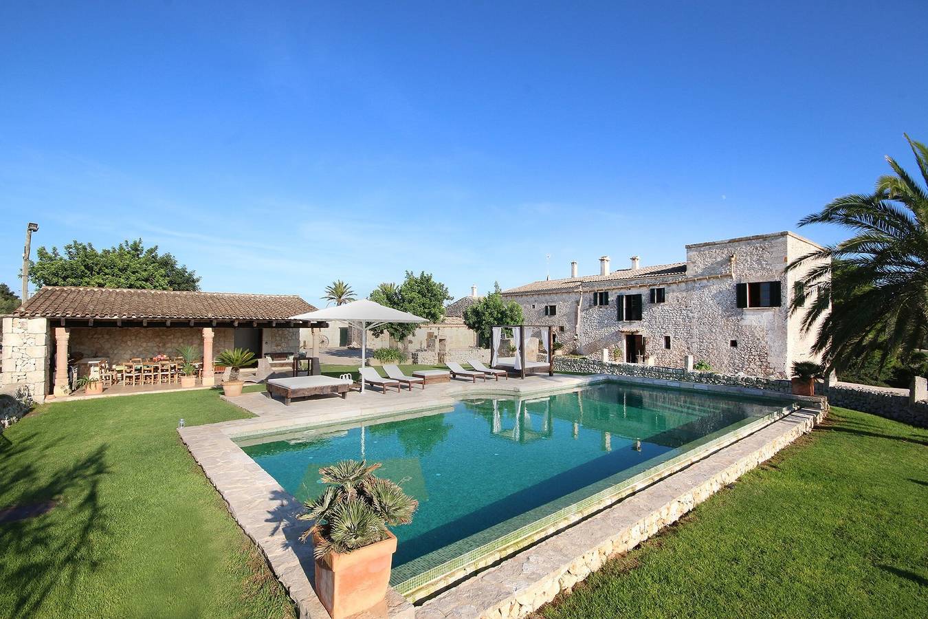 Finca 'Son Mas Vell' mit privatem Pool, privater Terrasse und Wi-Fi in Manacor, Mallorca Osten