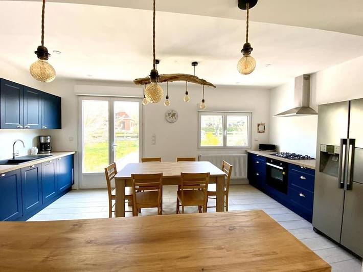 Location de vacances pour 6 personnes, avec terrasse à Bourseville