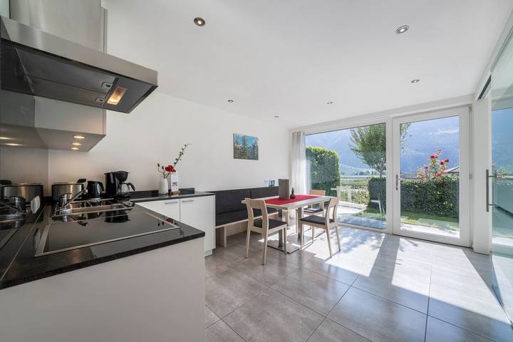 Ganze Wohnung, Ferienwohnung "Weinreichhof Laaser Spitz" mit Bergblick, privater Terrasse und Wlan in Kastelbell, Kastelbell-Tschars