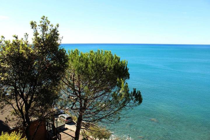 Camping per 2 persone, con Balcone e Terrazza nonché Panorama alle Cinque Terre