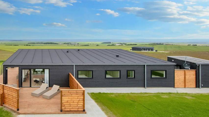 Ferienhaus für 9 Personen, mit Whirlpool und Terrasse sowie Sauna