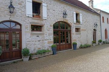 Gîte pour 14 personnes, avec jardin et terrasse, animaux acceptés à Sermizelles