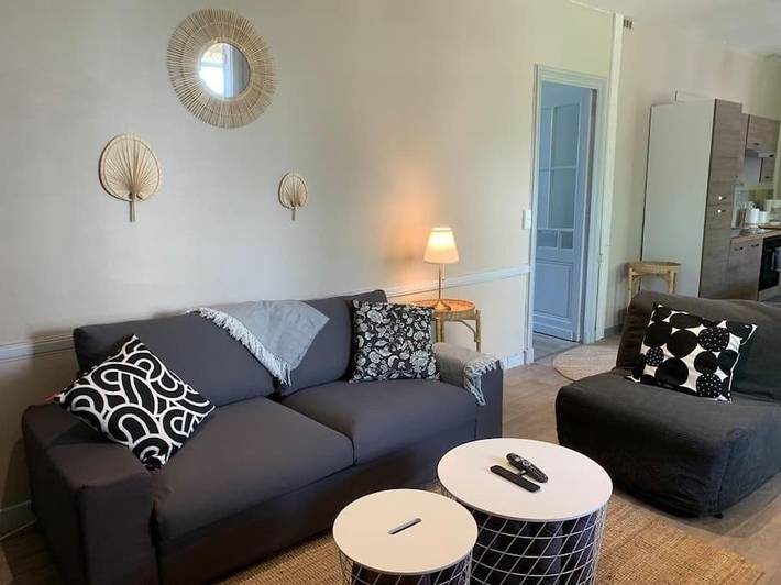 Appartement de vacances pour 8 personnes, avec terrasse et jardin