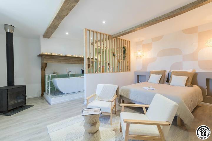Gîte pour 3 personnes, avec Terrasse et Jardin