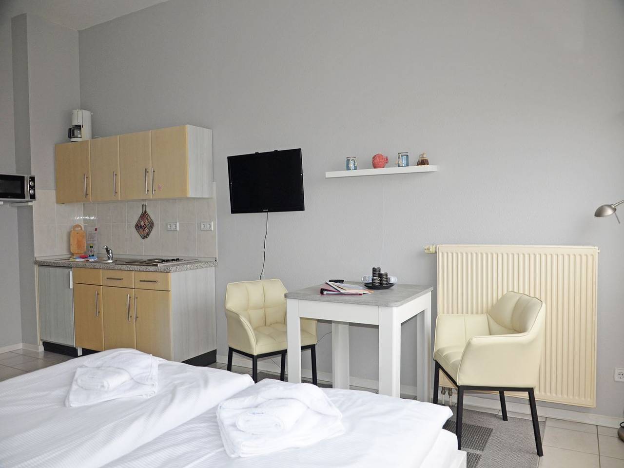 Ganze Wohnung, Alter Reichshof, App. 305 - mit Balkon und Meerblick in Sassnitz, Nationalpark Jasmund