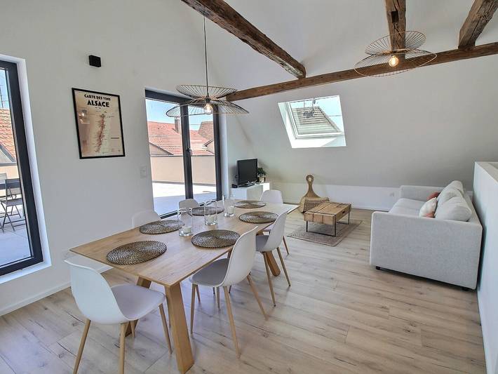 Location de vacances pour 6 personnes, avec Terrasse et Vue à Vœgtlinshoffen