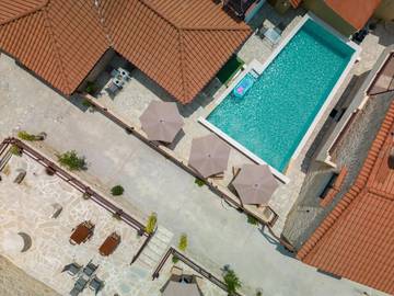 Villa für 2 Personen, mit Pool und Balkon sowie Ausblick auf Kreta