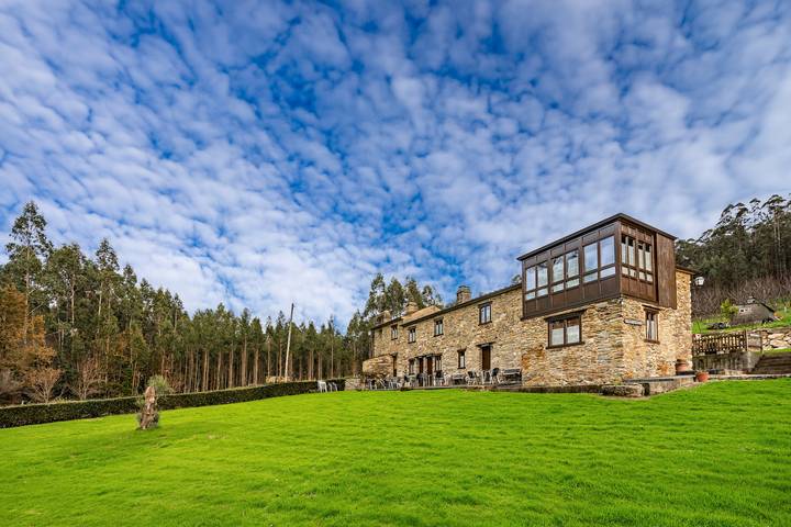 Chalet para 3 personas, con jardín en Galicia