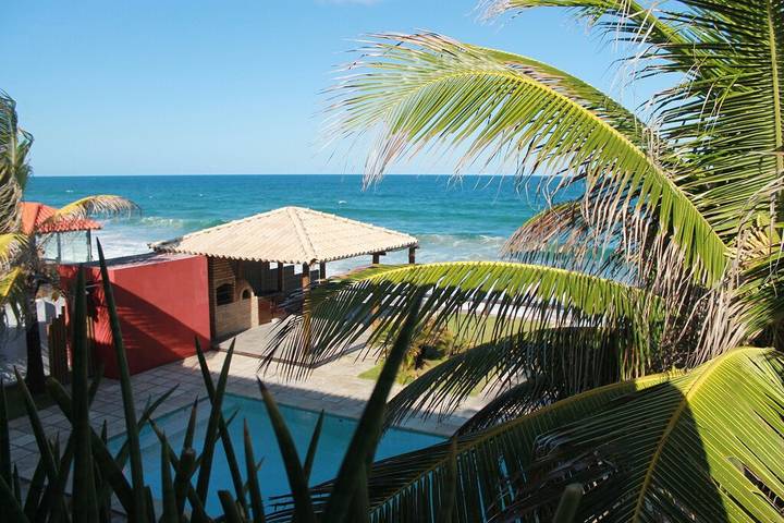 Vacation house for 20 people, with hot tub and yard, with pets in Brazil